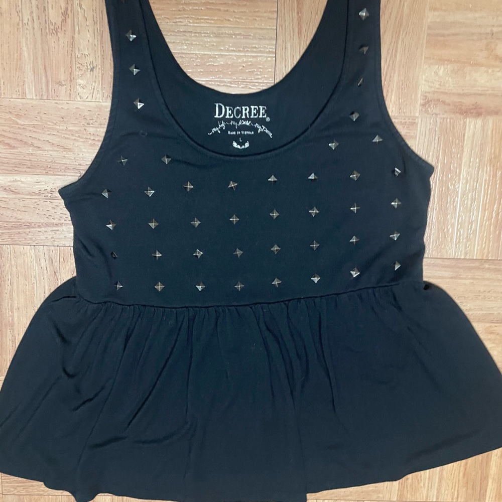 Decree babydoll tank top